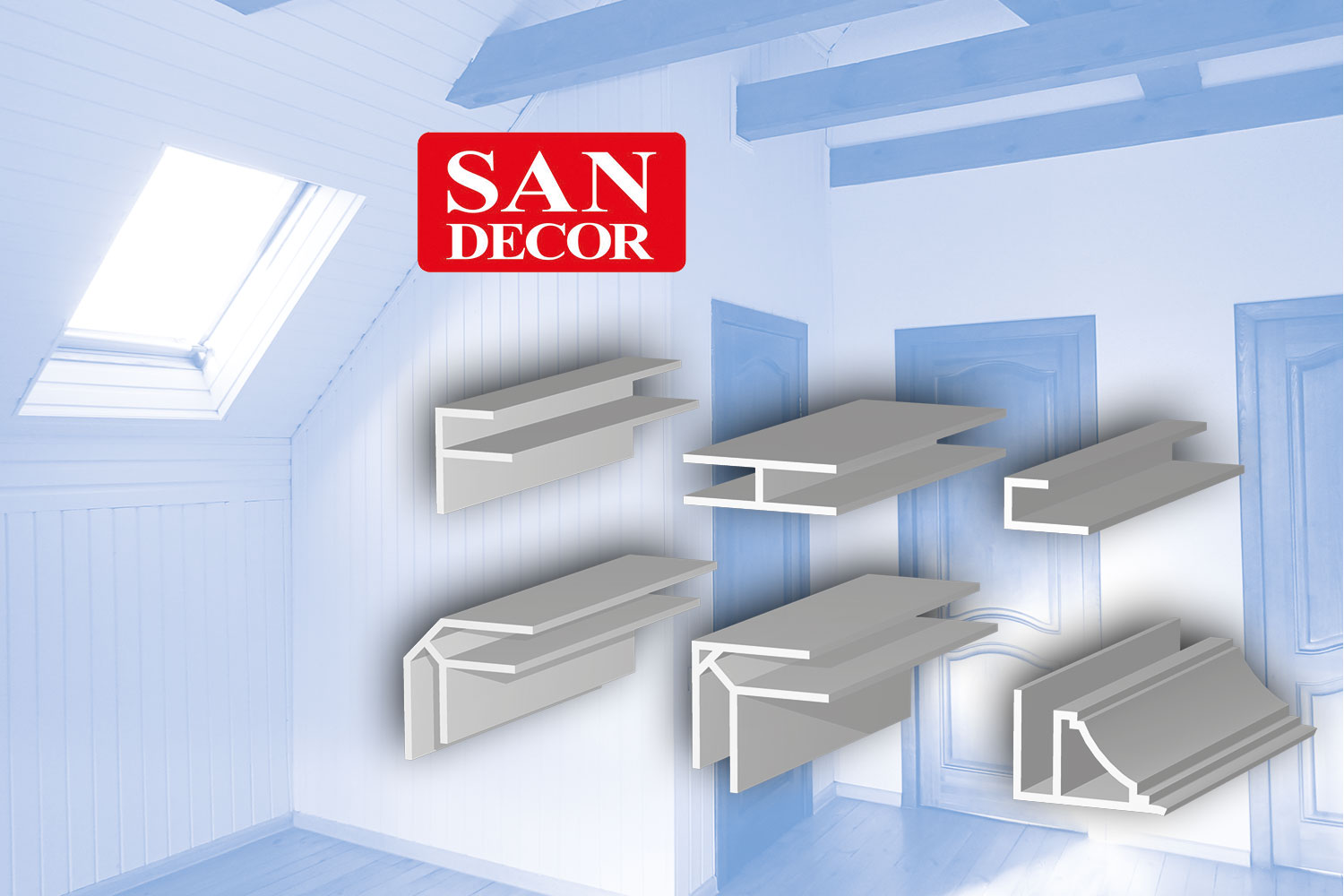 Фурнітура для вагонки San Decor (панелі ПВХ San Decor)